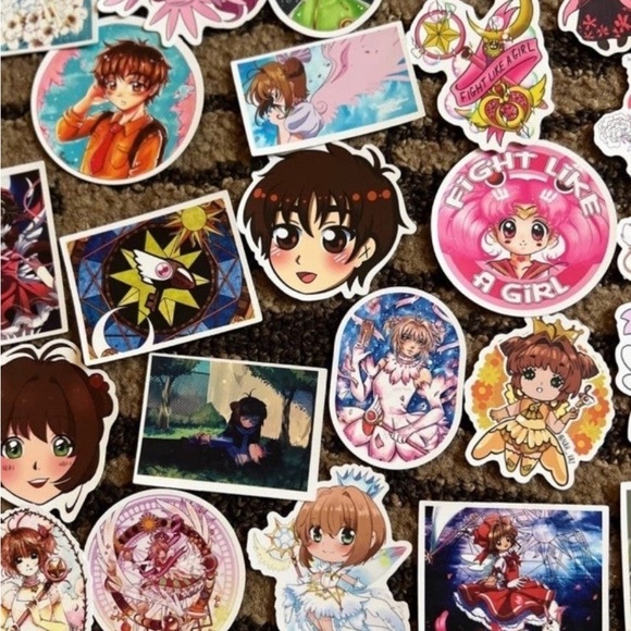 Cardcaptor Anime Sticker Set of 50 pcs Japanese Anime - Picture 3 of 7